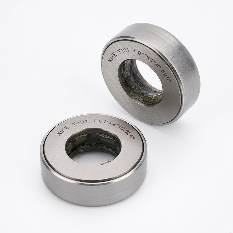 Xike 2Pcs T101/904A1 Thrust Tapered Roller Bearings, 1.01" ID x 2" OD x 0.625" Wide, for a Variety of Drivelines and Rotating Equipment - Image 1